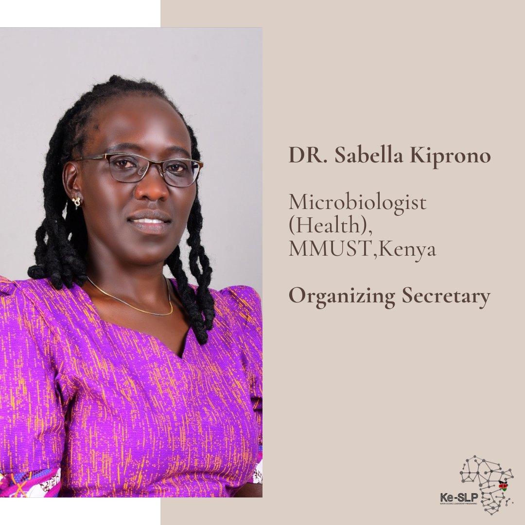 Organizing Secretary - Dr. Saabella Kiprono